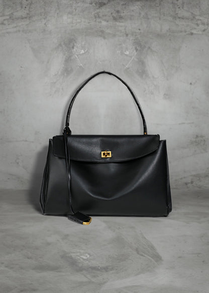 LUE |  Black, Leather, Shoulder Bag, 29cm or 35cm