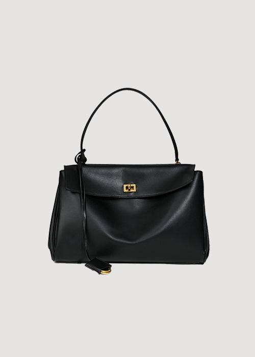 LUE |  Black, Leather, Shoulder Bag, 29cm or 35cm