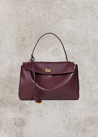 LUE | Burgundy, Leather, Shoulder Bag, 29cm or 35cm